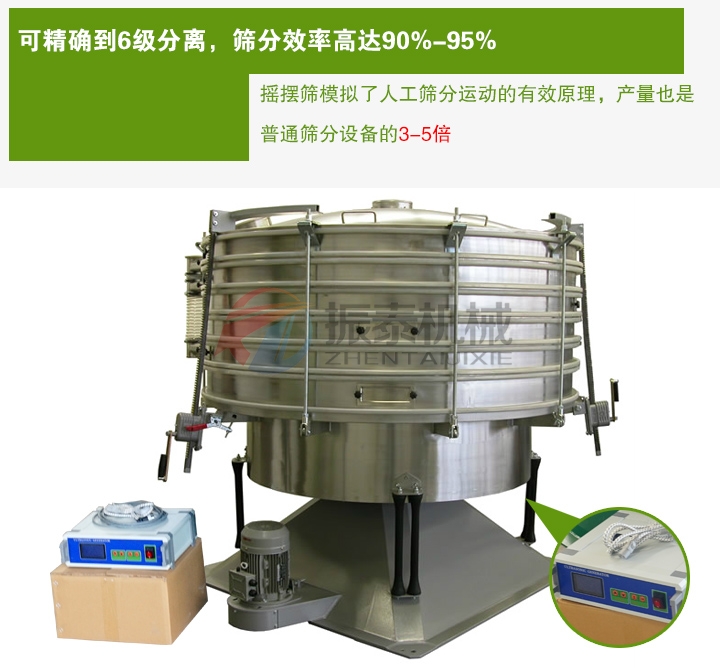 玻璃微珠超声波摇摆筛原理技术优势及应用实例