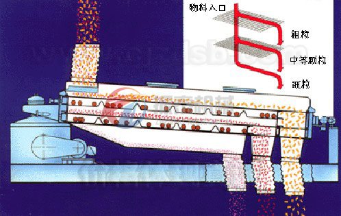 尿素筛分机工作原理图