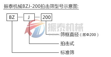 拍击筛型号示意图